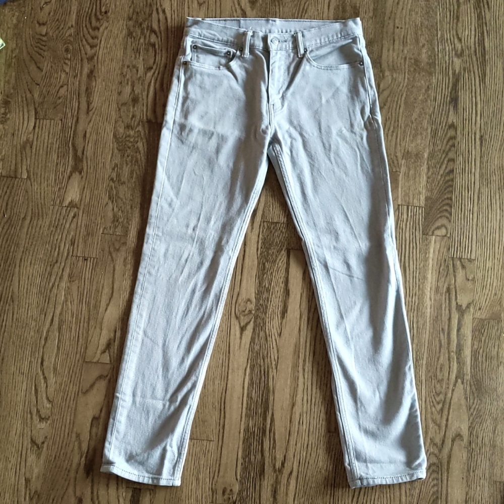 Levi's 511 Jeans Light Gray Denim